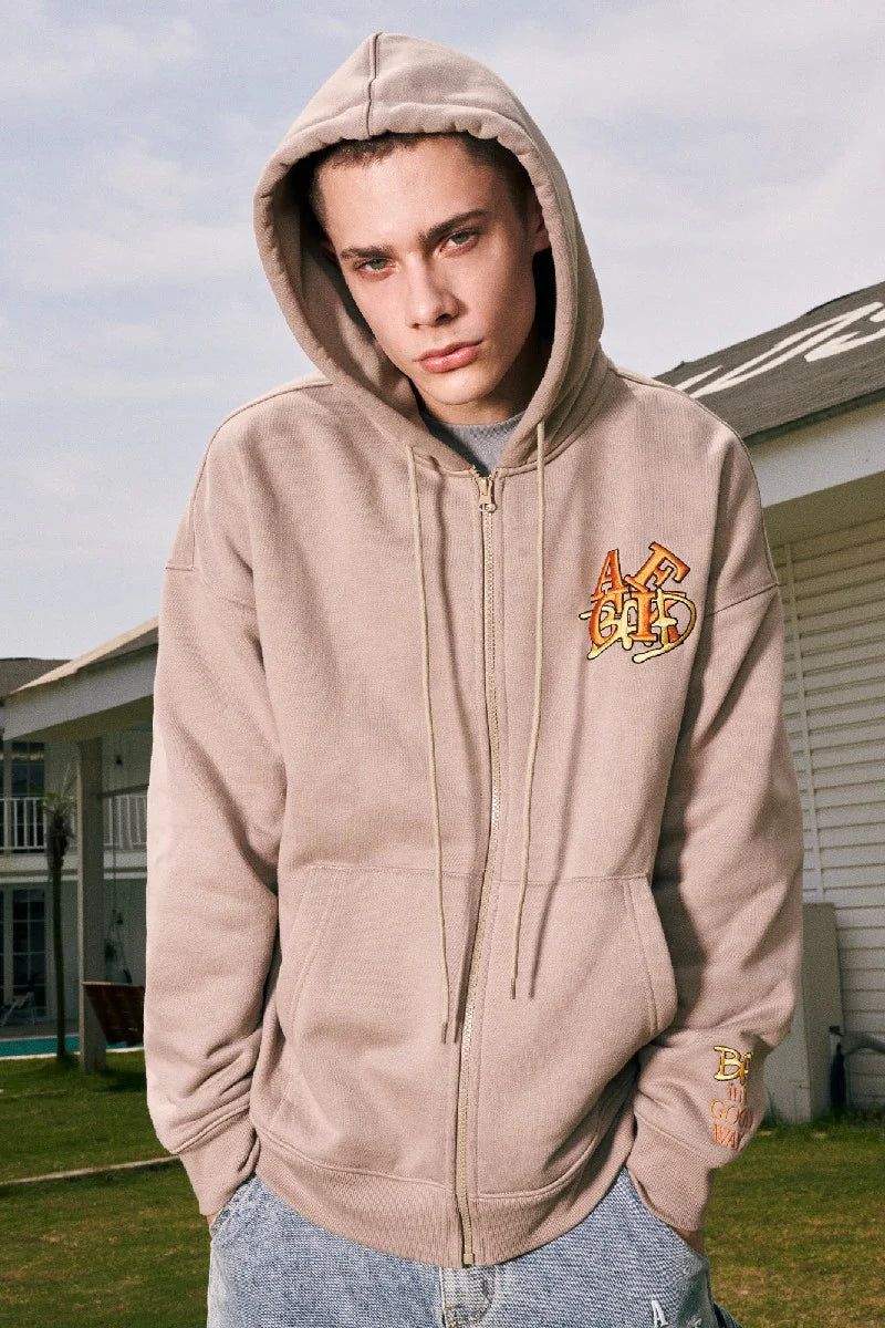 A FEW GOOD KIDS（ア フュー グッド キッズ）の「Logo Zip-Up Hoodie（Tops）」
