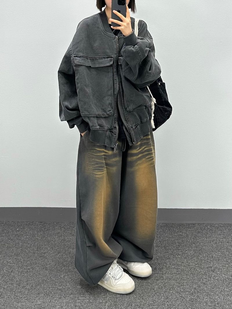 dirty smog jogger pants