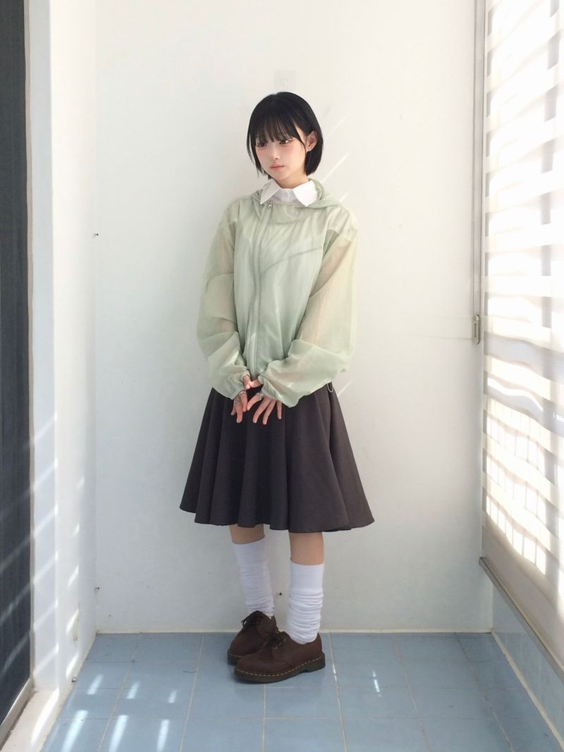 A-line rose flare skirt