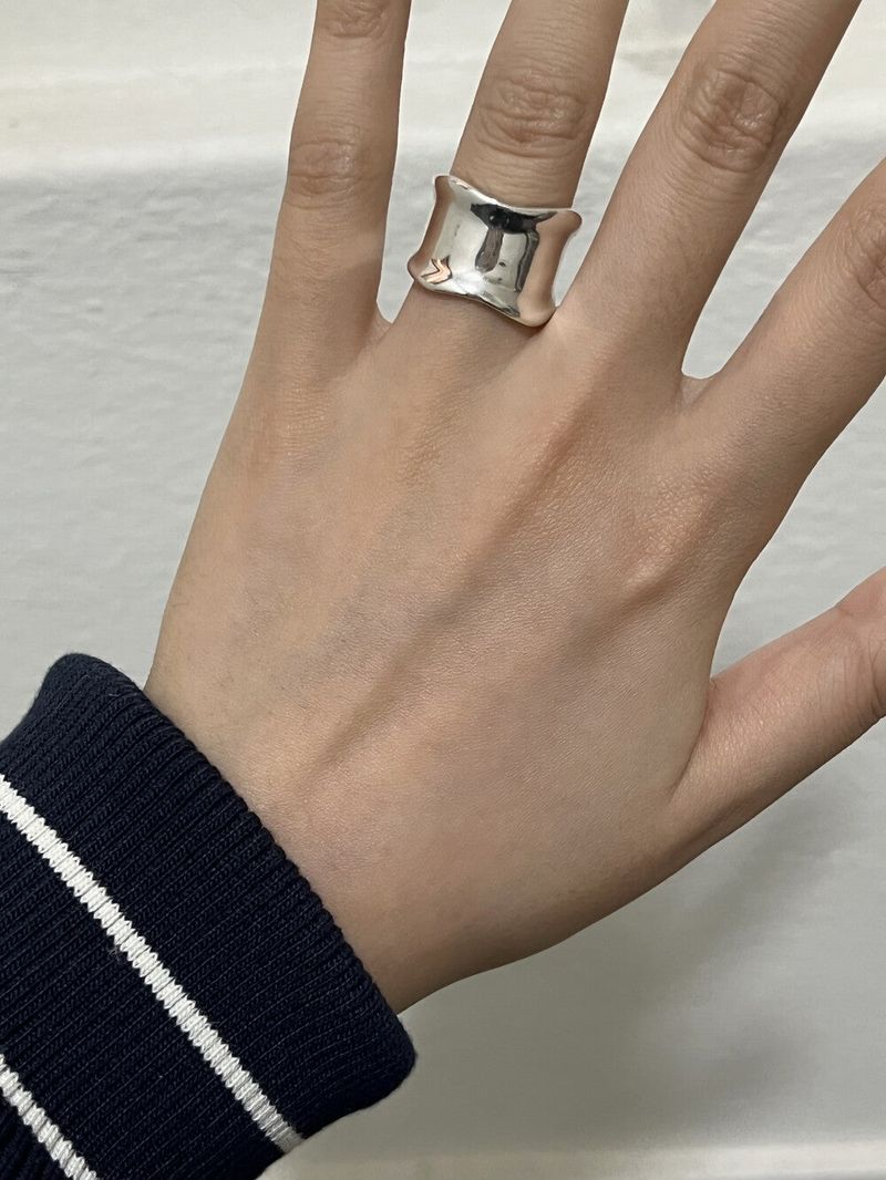 (silver925) Crush open ring