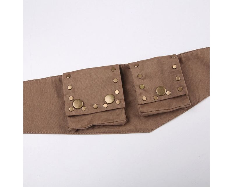 cotton pocket belt bag