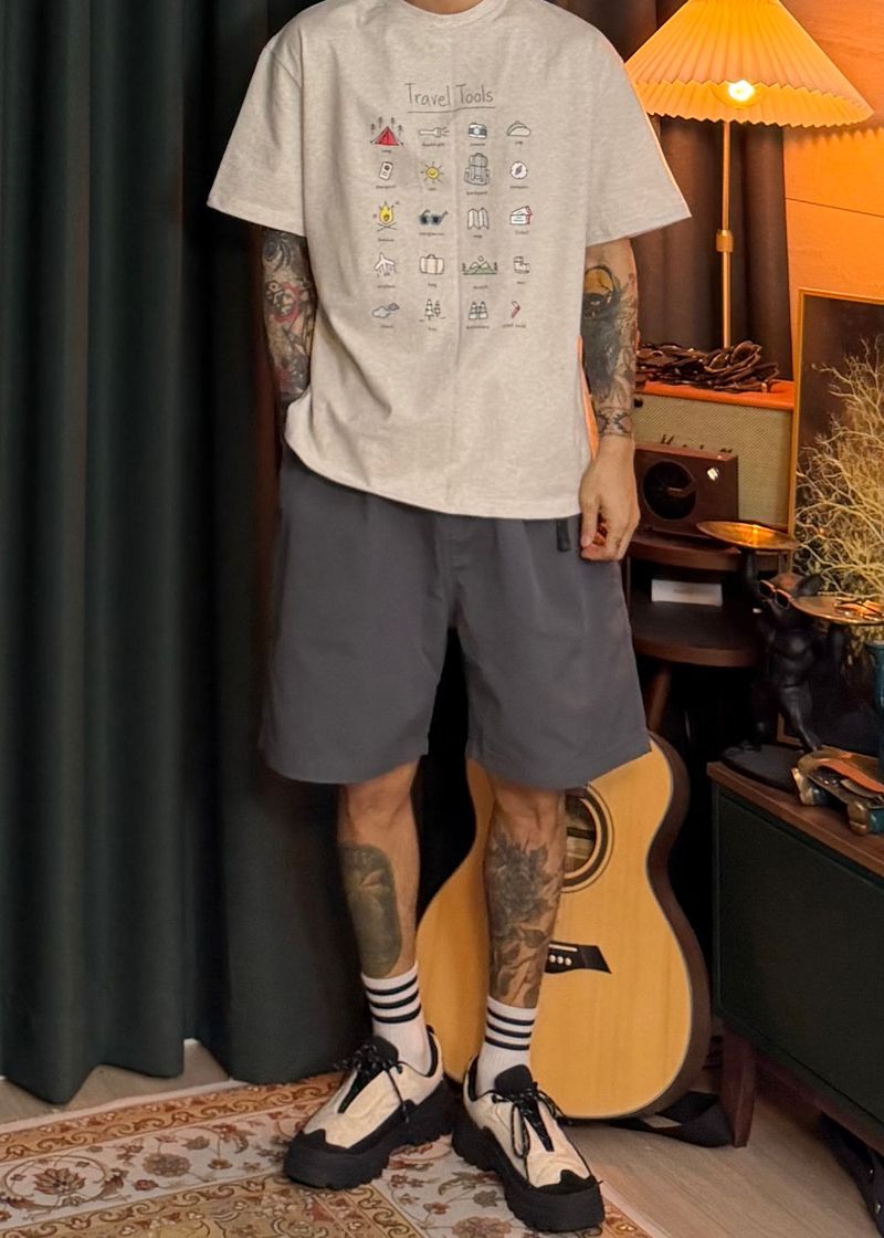 [ virstyle original ] INKKI Coolmax Twill Shorts 