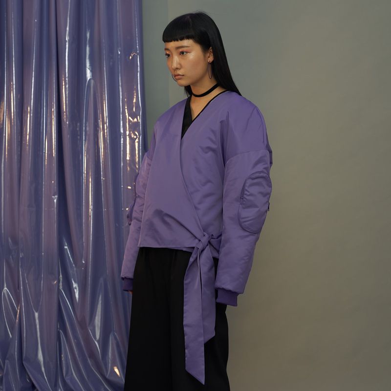 VIOLET wrap jumper