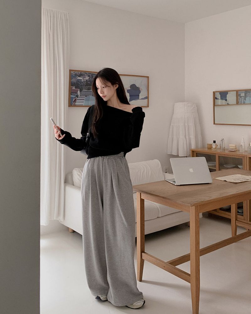 Bona banding wide pants