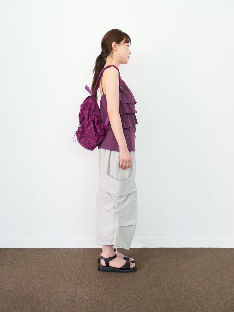 dot string pocket backpack