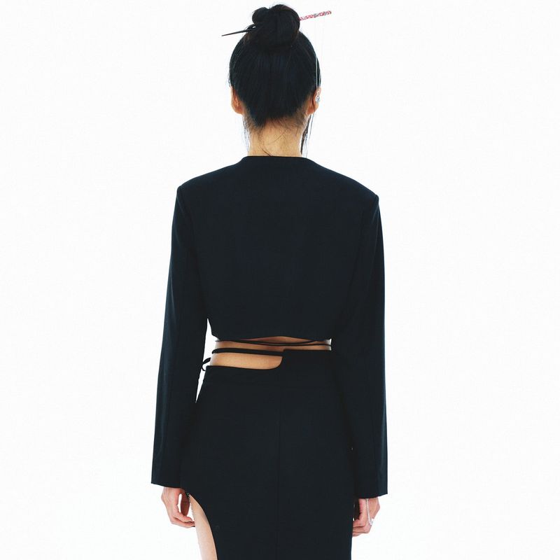 213-ROPE BOLERO JACKET