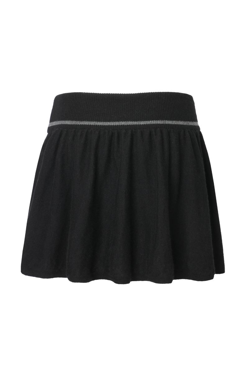 Isabel emblem knit skirt