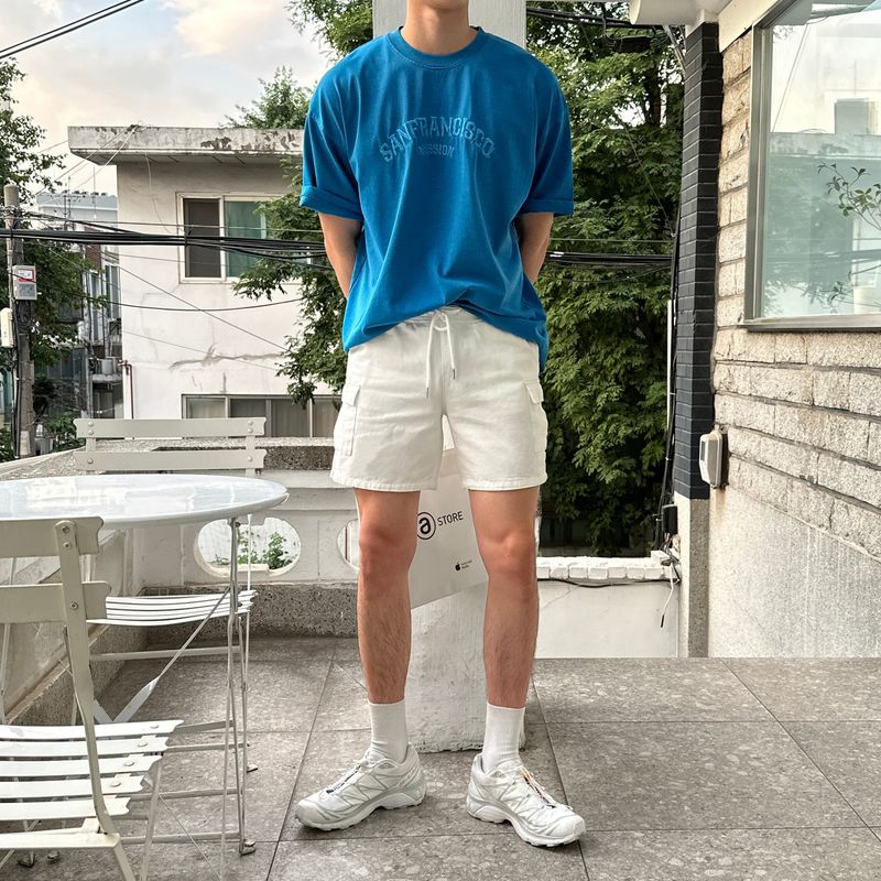 Mouse Summer Cool Cotton Cargo Shorts (5 colors)