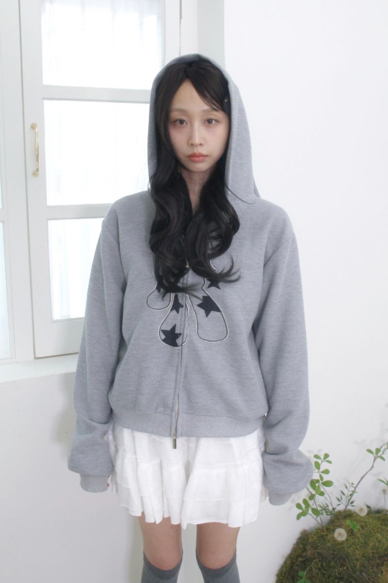 Levit Two-Way Hooded Zip-Up 2color 