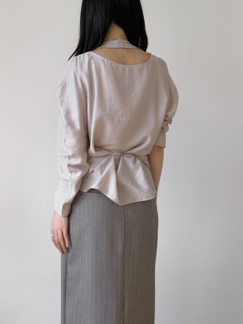 Borr Halterneck Bustier Blouse