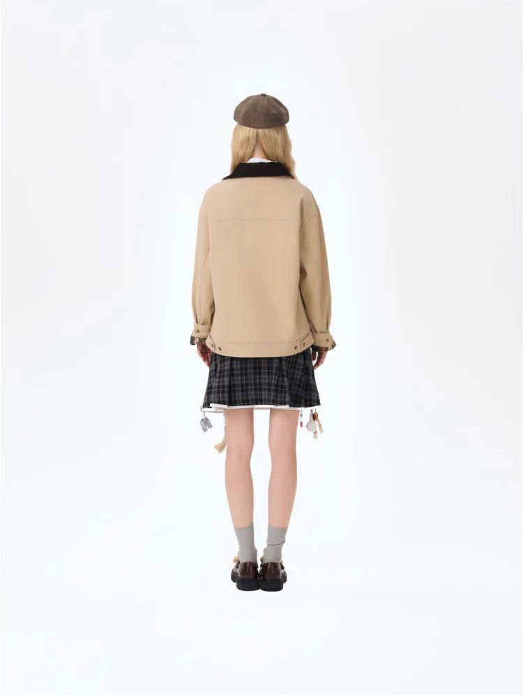 13DE MARZO Clothes Hanger Pleated Skirt