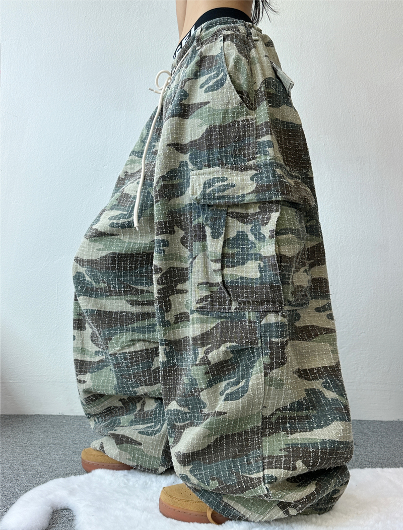 UNIQUE MILITARY CARGO COTTON PANTS💚🖤🤎