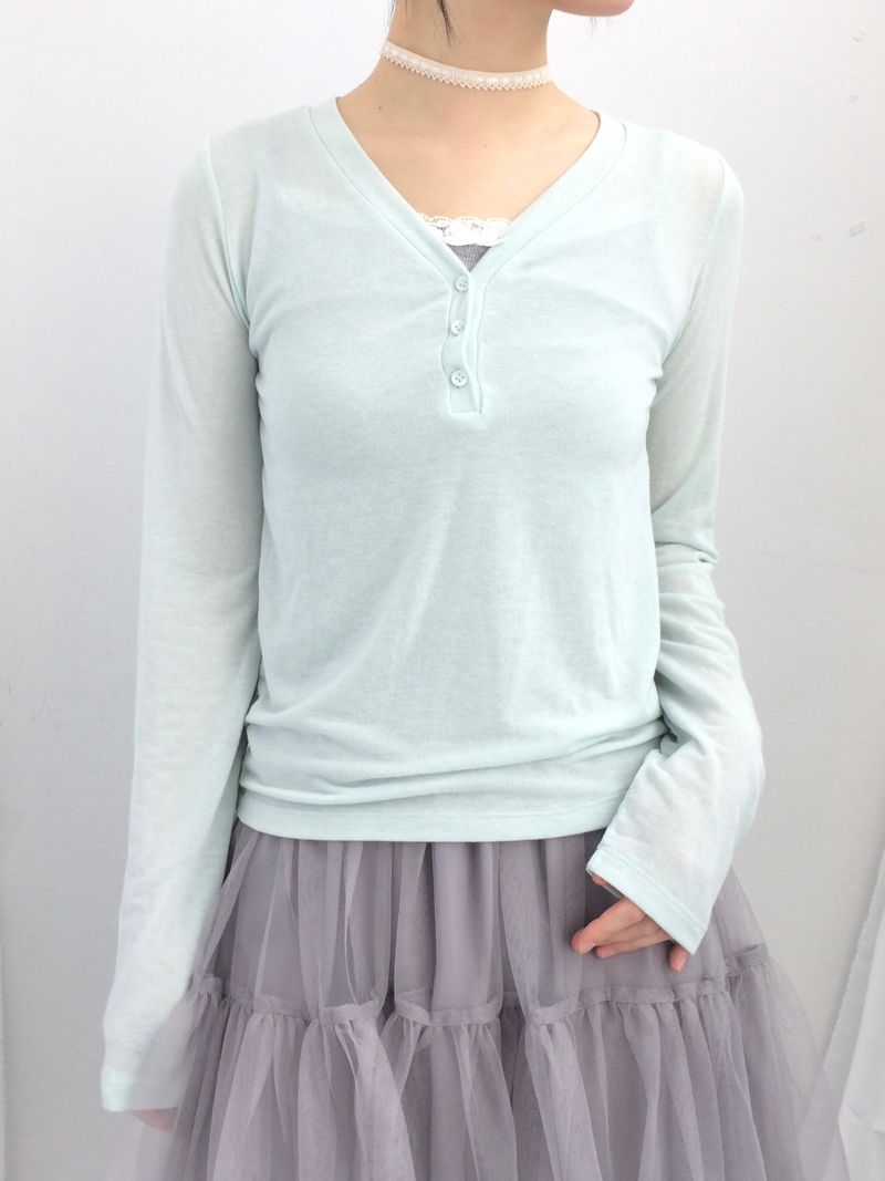 soft shirring frill skirt