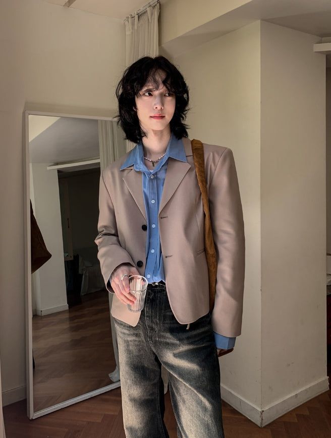 Forever Crop Minimal Blazer