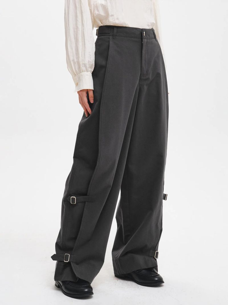 GENERAL IDEA（ジェネラルアイディア）の「カーブド シーム タックド ワイド パンツ（パンツ）」