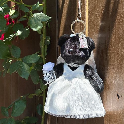 Wedding Couple Keyring Set [BLACK]