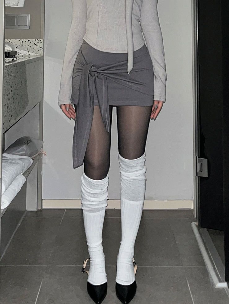hatsukoshi（ハツコシ）の「Drape wrap skirt pants（Pants）」