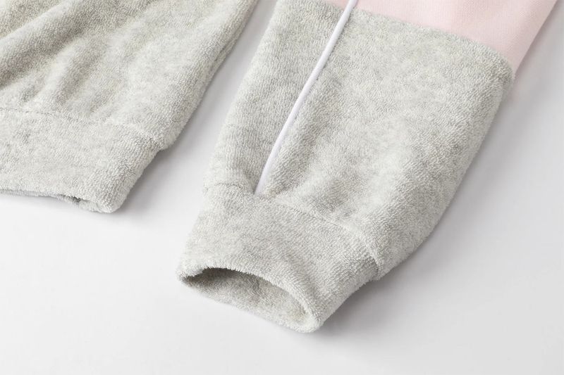 Terry block sweatshirt