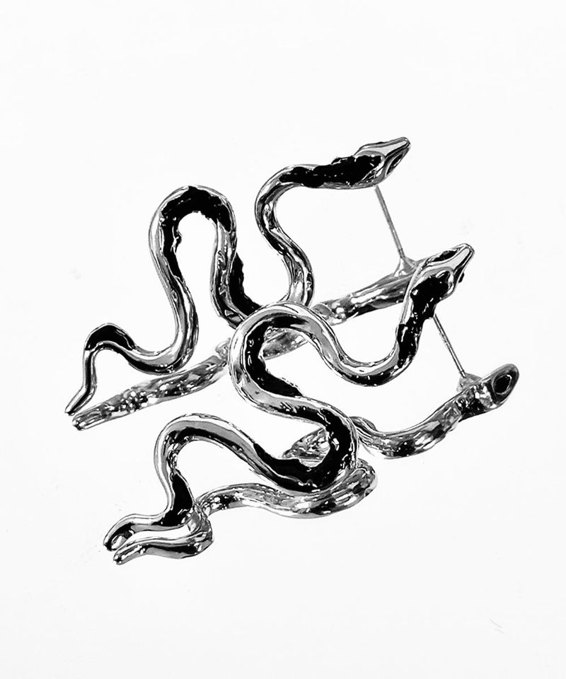 Black Snake Earrings