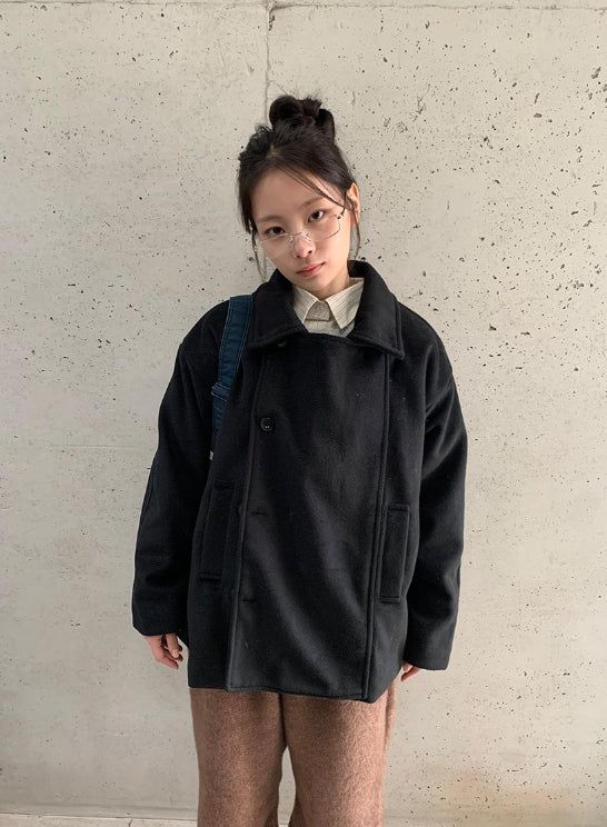 BAON（バオン）の「Rimlo Belt Double Button High Neck Coat（Jackets/Outerwear）」