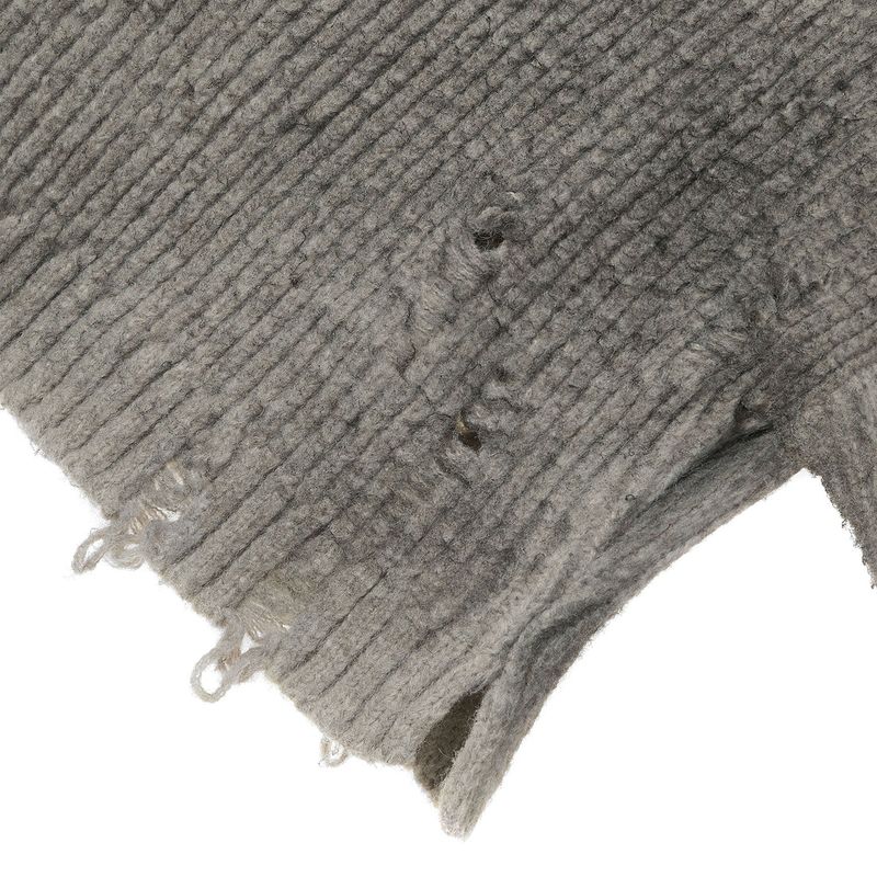 [23FW LSD COLLECTION] Spray Turtleneck Crop Sweater_Grey