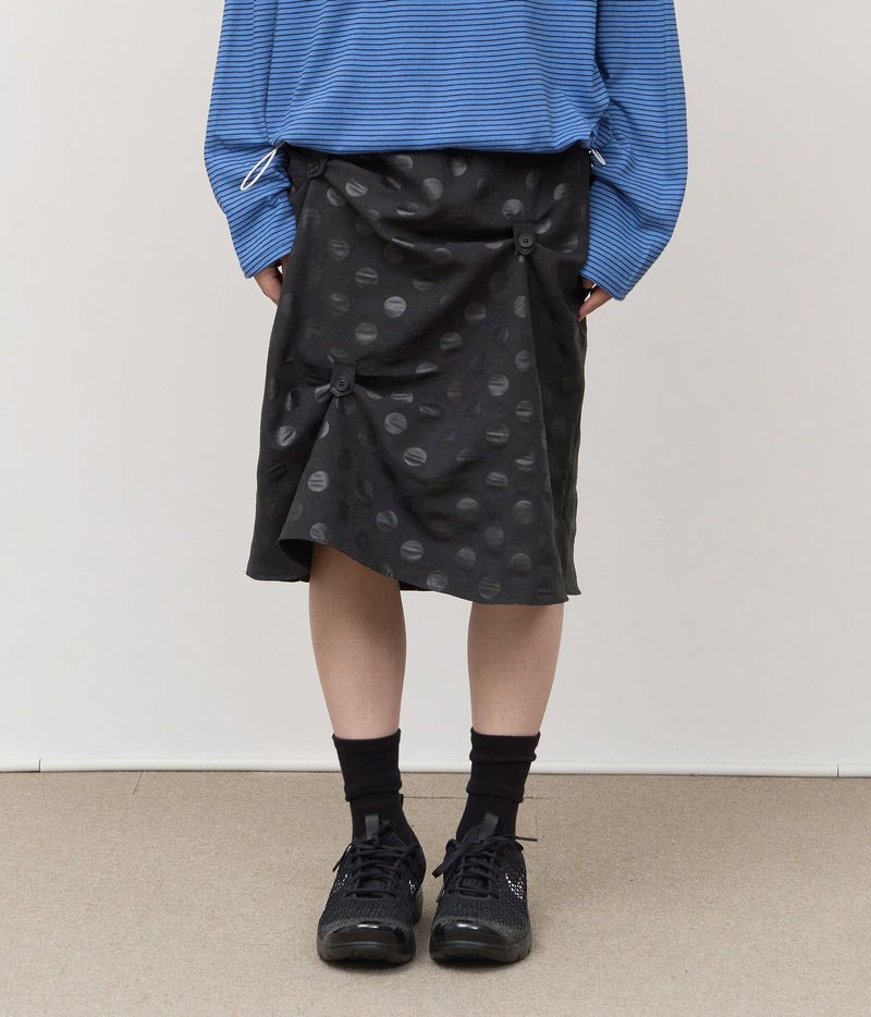 HIFIFNK(ハイファイファンク)の「(W) Oshi Button Dot Skirt(Skirts)」