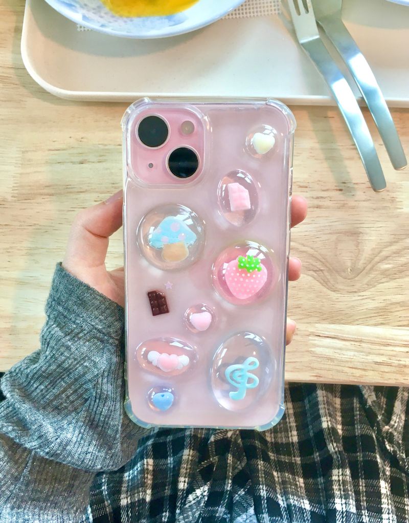 [MADE] チョコストロベリーメロディレジンケース