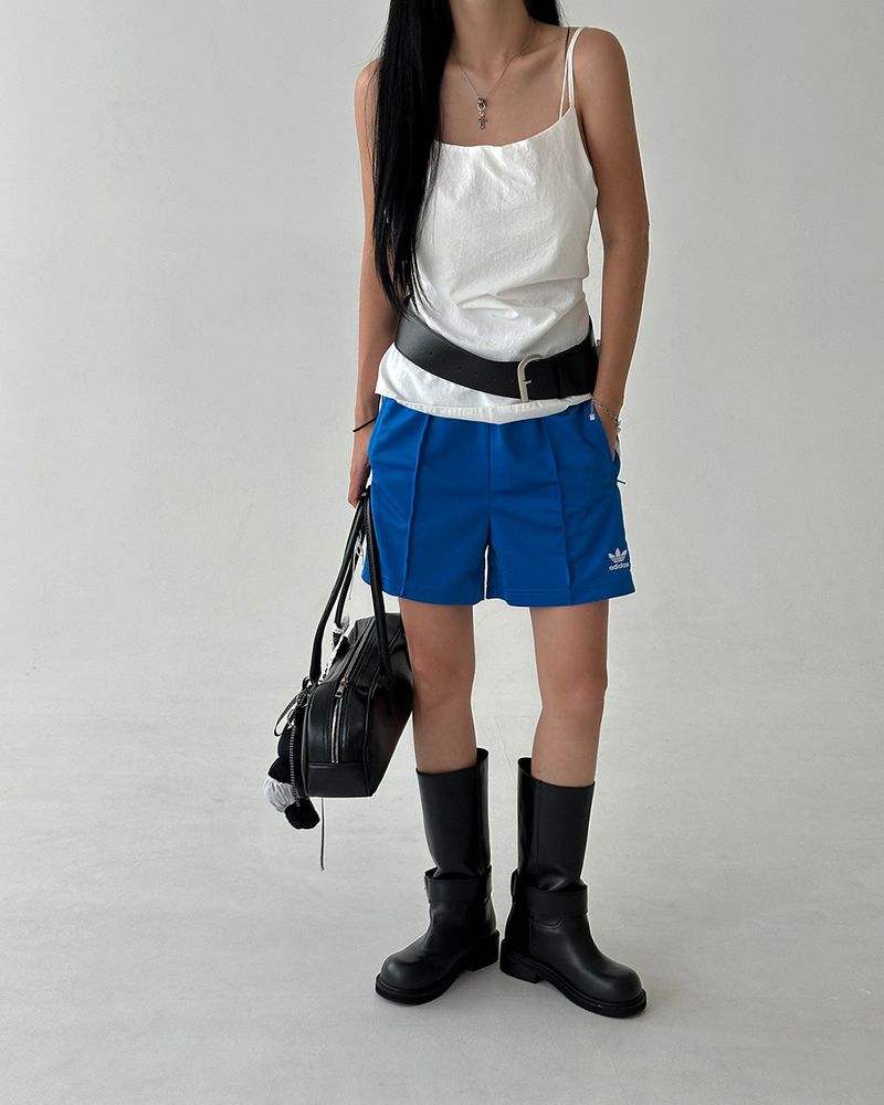String backless draped blouse