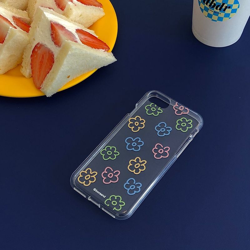 Soft flower iphone case
