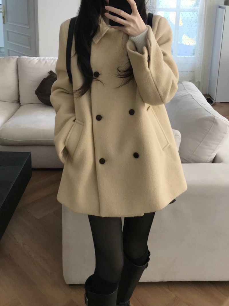 Kitten（キッテン）の「Innerf Wool Half Coat (3 colors)（Jackets/Outerwear）」