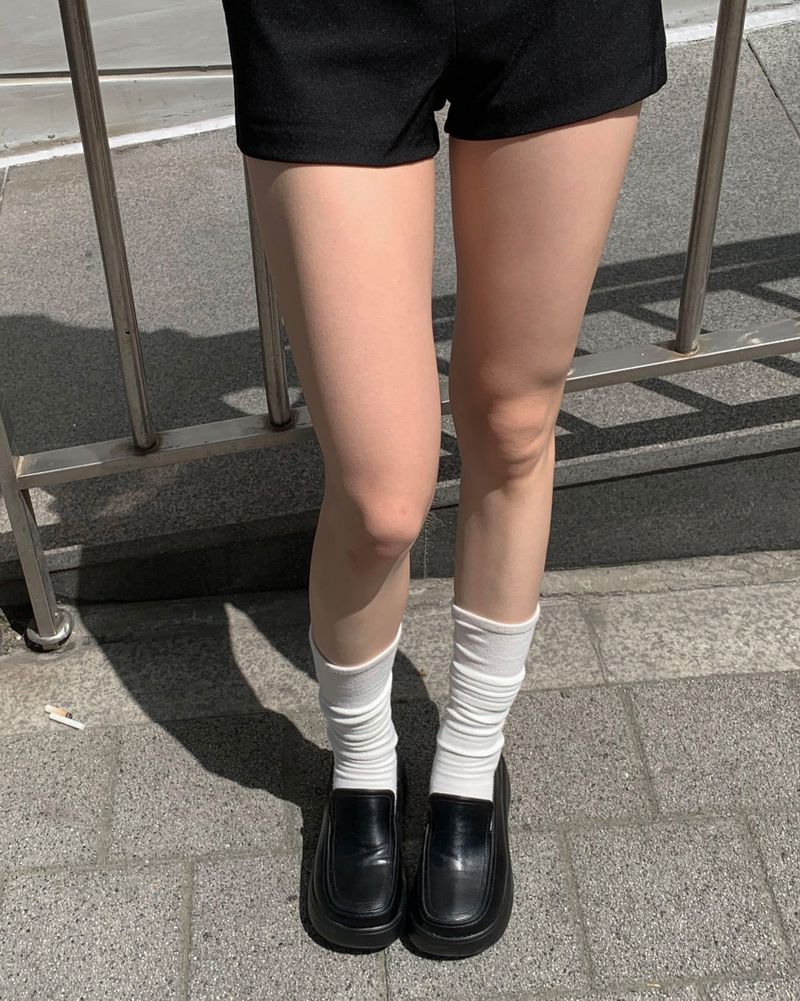Platform minimal loafers