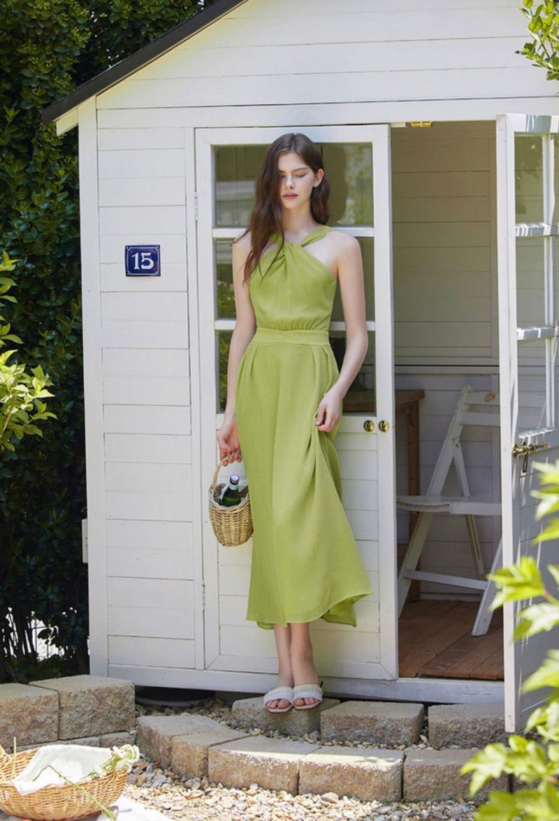 Charlotte Dress Light green