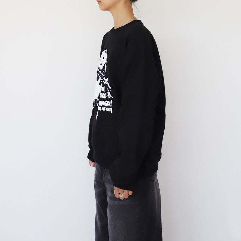 HUNGRY PANDA SWEATSHIRT (BLACK)