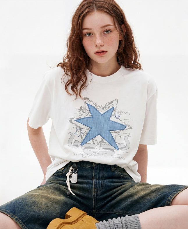 WV PROJECT(ダブリューブイ プロジェクト)の「26SS★ Saber Star Short Sleeve T-shirt(Tops)」