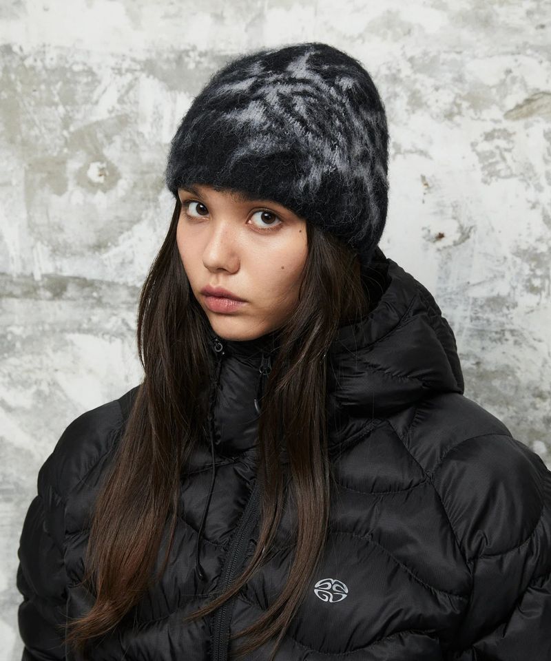HAIRY SOLAR BEANIE_BLACK