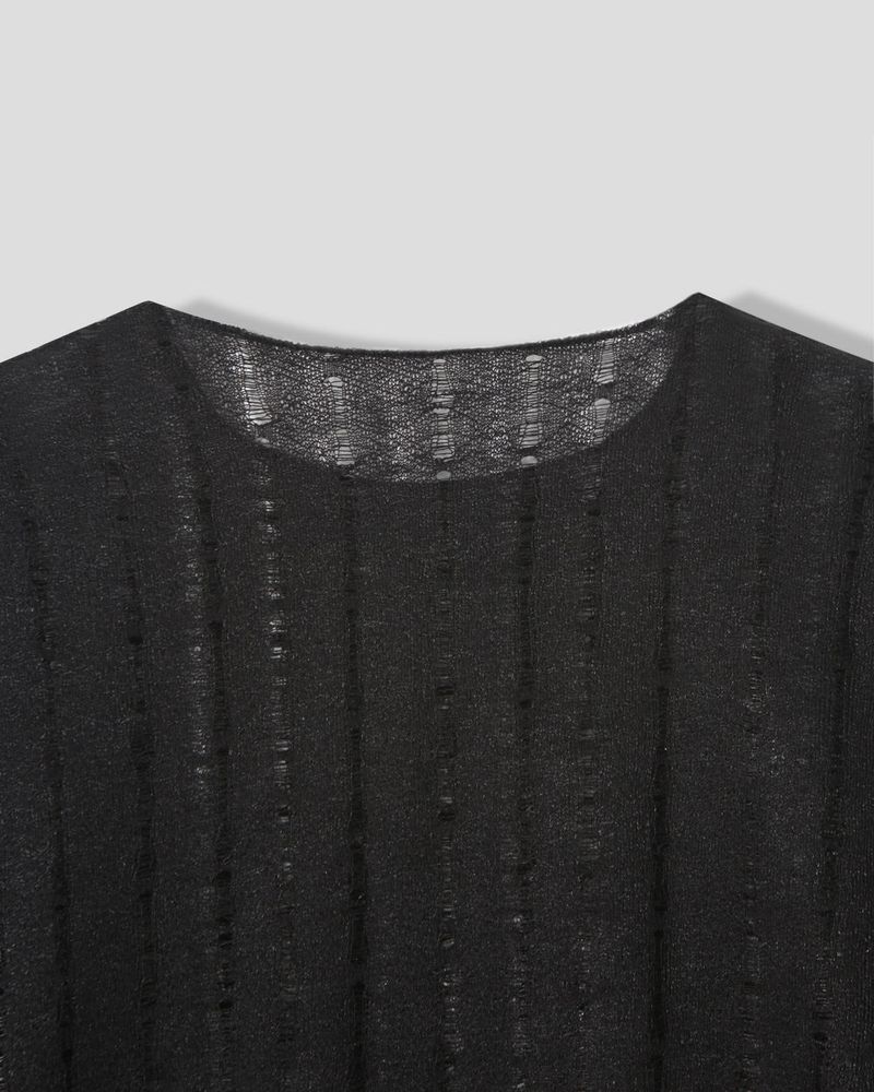Lunera Painting See-through Knit