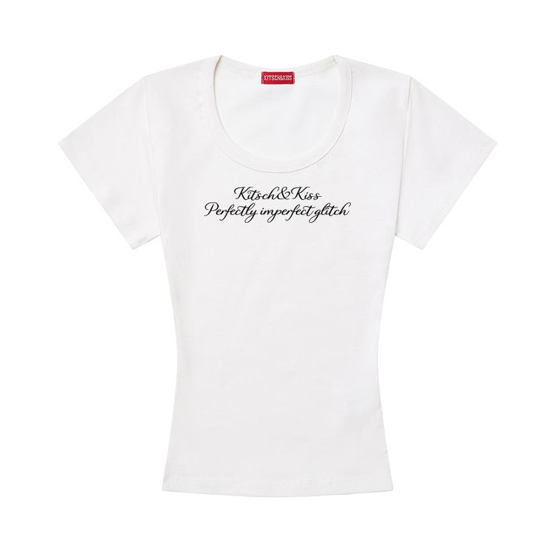 PERFECTLY U-NECK T-SHIRT (SUSKNK-101)