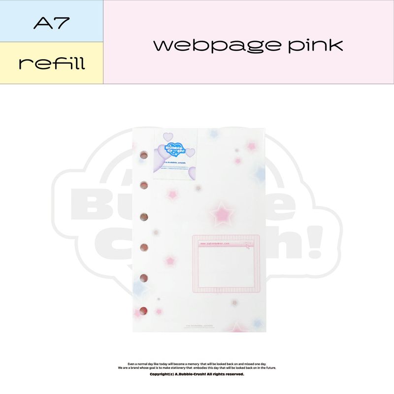abubblecrush（アバブルクラッシュ）の「A7 webpage pink refill（Smartphone Accessories）」