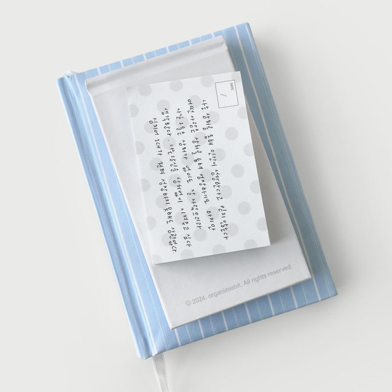 oab dot memo set / 4 pieces