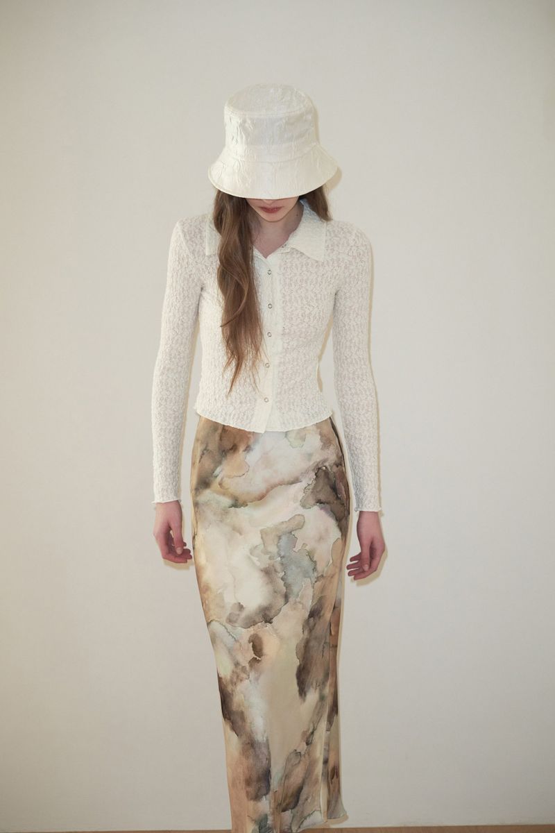 SOUFFLE bucket hat_ivory