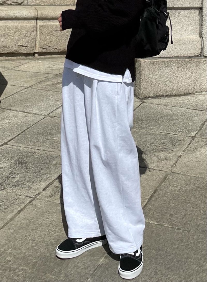 EDEN ONETUCK TRAINING PANTS(4COLOR)