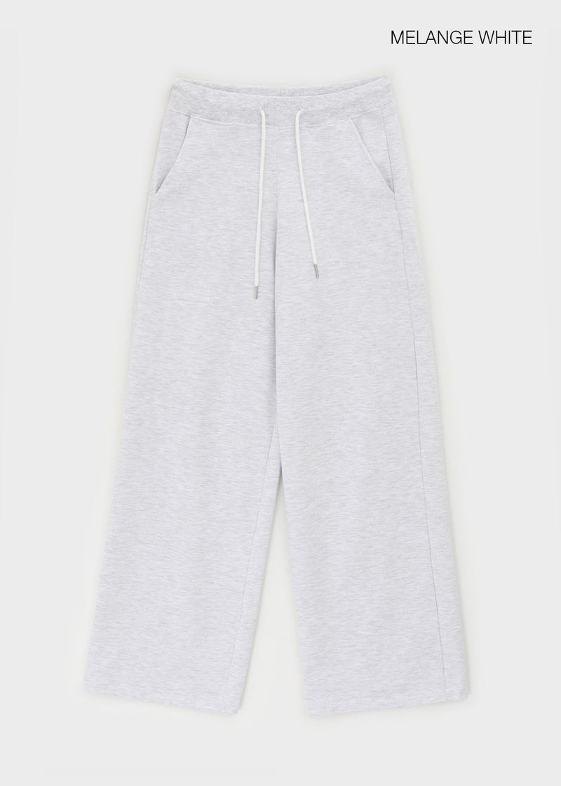 [B-BASIC] Light Sweat Straight Banding Pants