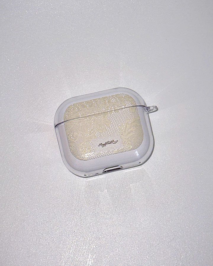 Angel Veil Lace AirPods Case rainbow