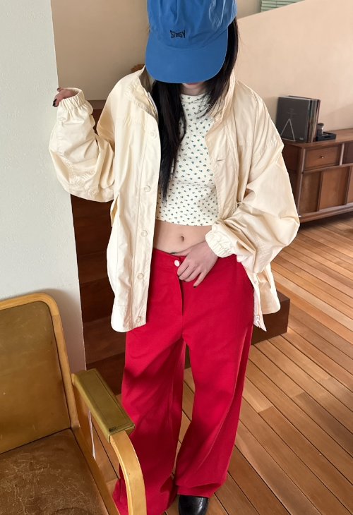 pop cotton pants