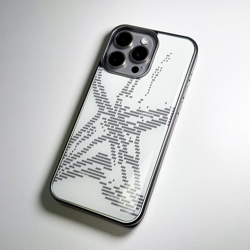 NTA StellarFish_ASCII CORE_004 Phone Case (SV_White)
