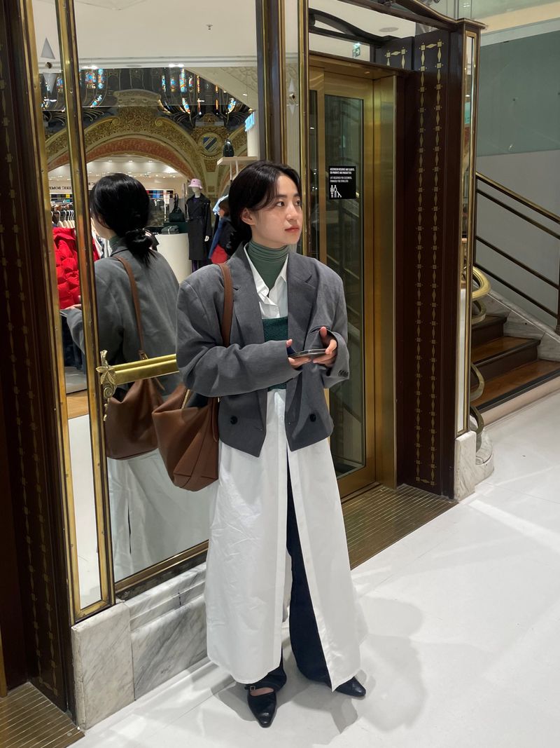 Arco iris（アルコイリス）の「Lorient cropped blazer（Jackets/Outerwear）」