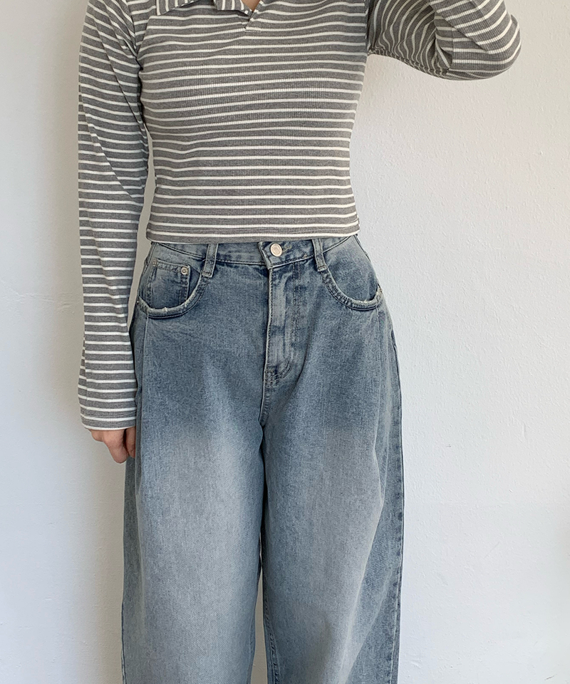 one-pintuck hip pants