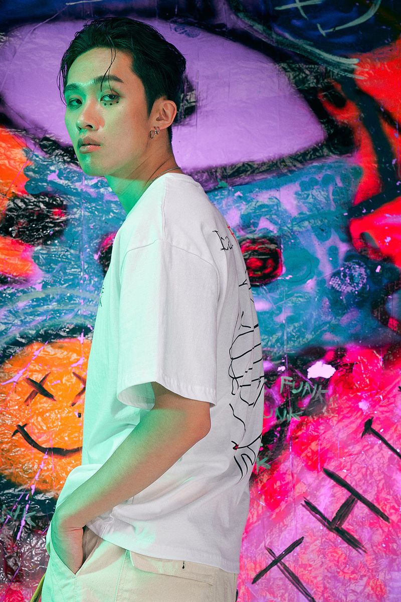 DRAWING FUNK TEE white