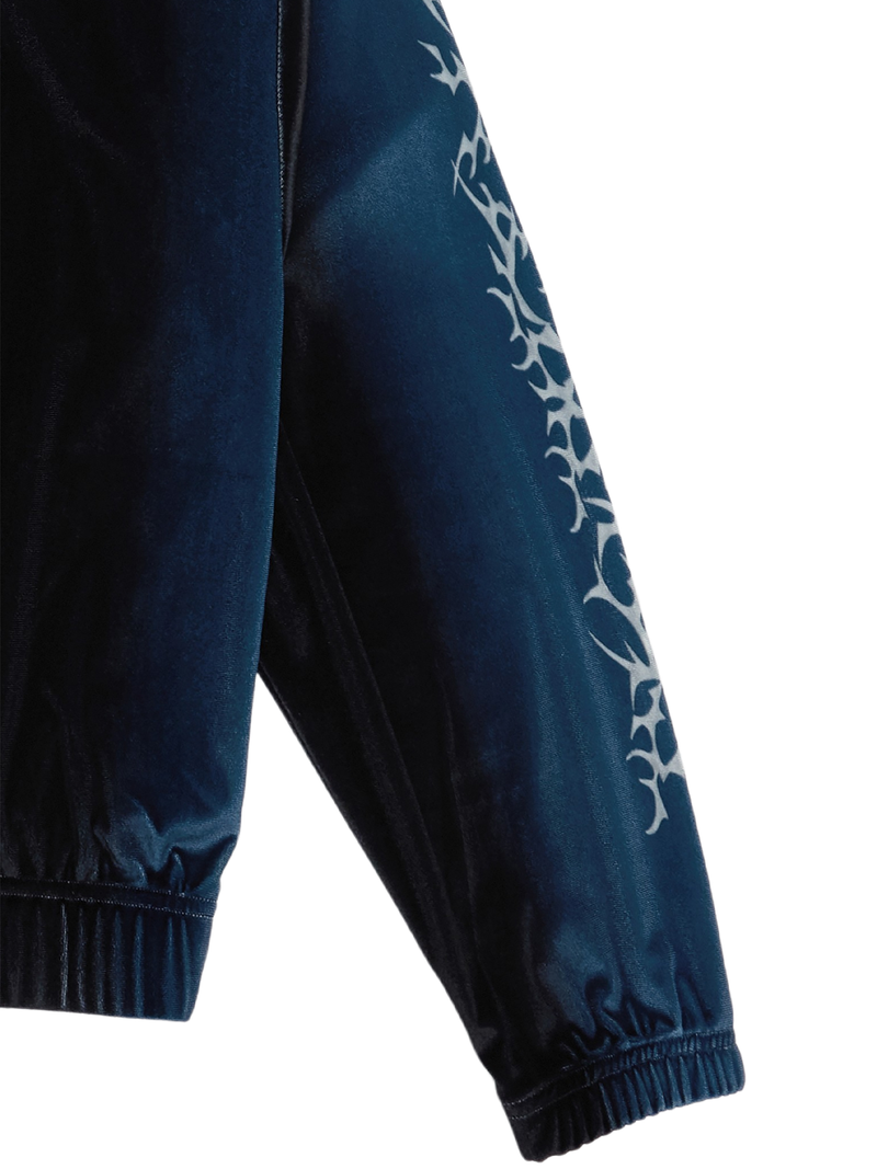 Tribal Velvet Hood(BK)