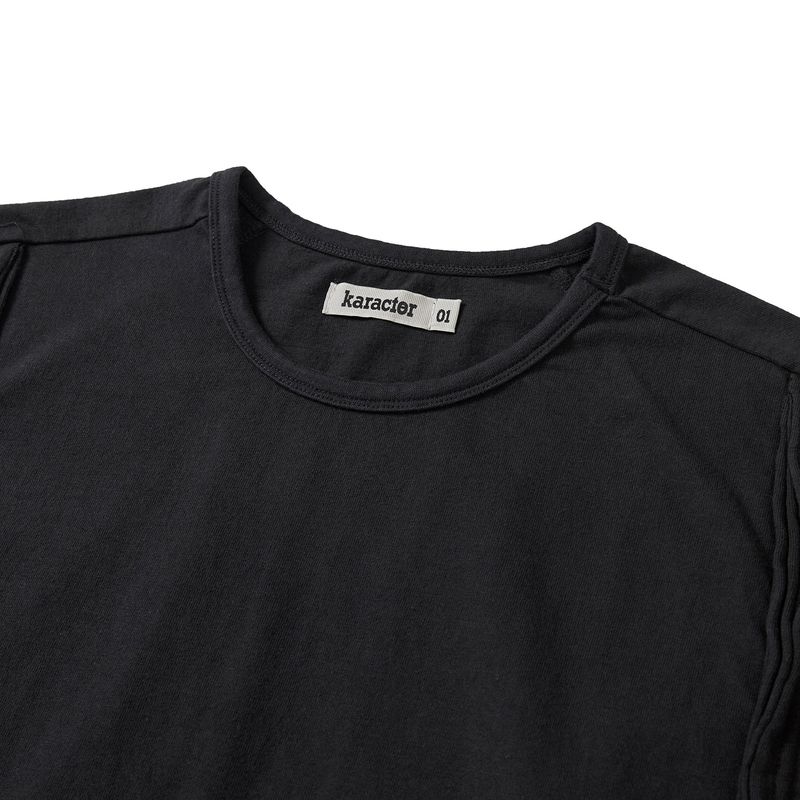 Fiddlehead half T-shirts / Black charcoal